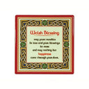 D68738 Colorful Welsh Coaster Welsh Blessing Gaelsong