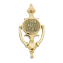 D91221BRASS Irish Georgian Welcome Style Door Knocker Gaelsong