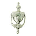D91226 Satin Nickel Irish Shamrock Door Knocker Gaelsong