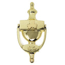 D91226 Polished Brass Irish Shamrock Door Knocker Gaelsong
