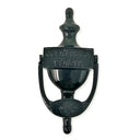 D91227 Black Brass Cead Mile Failte Door Knocker Gaelsong