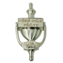 D91227 Satin Nickel Cead Mile Failte Door Knocker Gaelsong