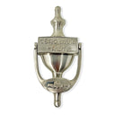 D91268SATINNICKEL Brass Cead Mile Failte Door Knocker Gaelsong