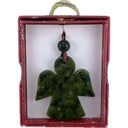 Hand Carved Connemara Marble Christmas Hanging Ornament Angel Gaelsong