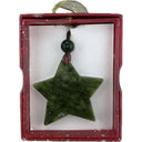 Hand Carved Connemara Marble Christmas Hanging Ornament Star Gaelsong