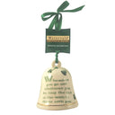 Irish Porcelain Christmas Tree Decoration Bell Gaelsong