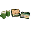 Set of Irish Teabag Tea & Shortbread Biscuits Set of 2 Mugs and Biscuits Gaelsong
