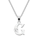 J20946 Decorated With a Flourish of Knotwork Made of Sterling Silver Letter G Gaelsong