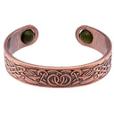 J52205 Connemara Marble Celtic Knotwork Bracelet Copper Gaelsong