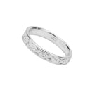 J52208 Silver Entwined Love Knot Band Ring Gaelsong