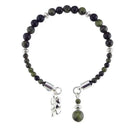 Connemara Marble Celtic Lucky Horseshoe Bracelets Double Shamrock Gaelsong