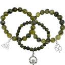 Genuine Connemara Marble Celtic Bracelets Gaelsong