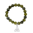 Genuine Connemara Marble Celtic Bracelets Trinity Gaelsong