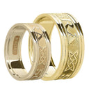 Handmade 10K Yellow Gold Gra Go Deo Band Ring Gaelsong