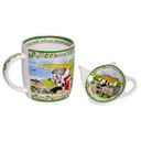 Irish Countryside New Bone China Tea Set Mug and Bag Holder Gaelsong