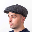 Herringbone Men's Paperboy Hat