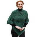V Shaped Merino Wool Aran Poncho