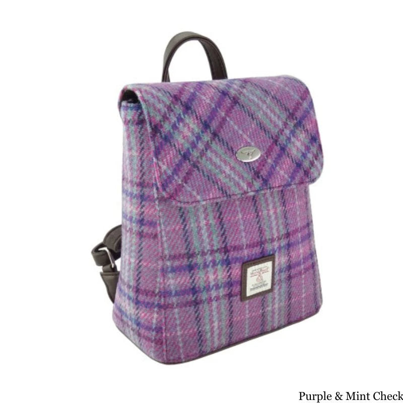 harris tweed tummel mini backpack making it sturdy Harris Tweed Tummel Backpack -