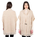 A10034 Fringed Pocket Shawl Parsnip Gaelsong
