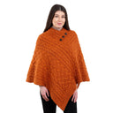 Ladies' Cable Knit Poncho Savanna Gaelsong 