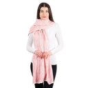 Newgrange Fern Design Irish Wrap PASTEL RED Colour Studio Gaelsong
