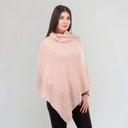 Women's Lightweight Lambswool Irish Shawl Pink Gaelsong