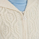Hooded Tree of Life Aran Cardigan