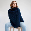 Cable Stitch Poncho