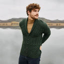 Men's Shawl-Collar Button Irish Cardigan Lifestyle Gaelsong
