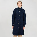 Cable Merino Aran Jacket Navy Studio Gaelsong