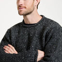 Donegal Wool Roll Neck Sweater Gaelsong