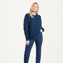 Women's Merino Crew Neck Aran Sweater Atlantic Gaelsong