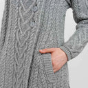 A20298 Merino Large Collar Aran Coat
Grey Gaelsong