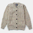 A20317 Color SKIDDAW Ladies Traditional Aran Lumber Jacket Front View Gaelsong

