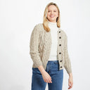 A20317 Color SKIDDAW Ladies Traditional Aran Lumber Jacket Gaelsong