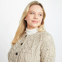 A20317 Color SKIDDAW Ladies Traditional Aran Lumber Jacket Gaelsong