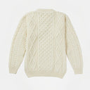 A20318 Color ARAN Mens Aran Honeycomb Fisherman Jumper Back View Gaelsong
