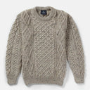 A20318 Color SKIDDAW Mens Aran Honeycomb Fisherman Jumper Front View Gaelsong
