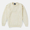 A20318 Color ARAN Mens Aran Honeycomb Fisherman Jumper Front View Gaelsong
