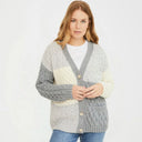 SuperSoft Merino Irish Oversized Patchwork Cardigan Gaelsong
