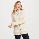Ladies' Merino Wool Long Buttoned Cardigan Gaelsong
