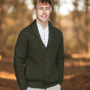 Men’s Irish Wool Shawl Collar Cardigan Gaelsong
