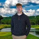 Men's Hooded Fisherman Wool Sweater