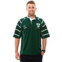 A30042 Embroidered Shamrock Ireland Short Sleeve Rugby Shirt Gaelsong

