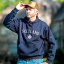 A30054 Navy Scotland Thistle Hoodie Gaelsong
