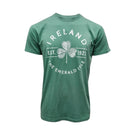 Irish Ocean Green Shamrock Print T-Shirt Studio Gaelsong