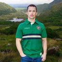 A30073 Men's Emerald Short Sleeve Irish Golf Shirt Gaelsong