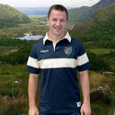 A30074 Men's Embroidered High Cross Celtic Rugby Shirt in NAVY Colour