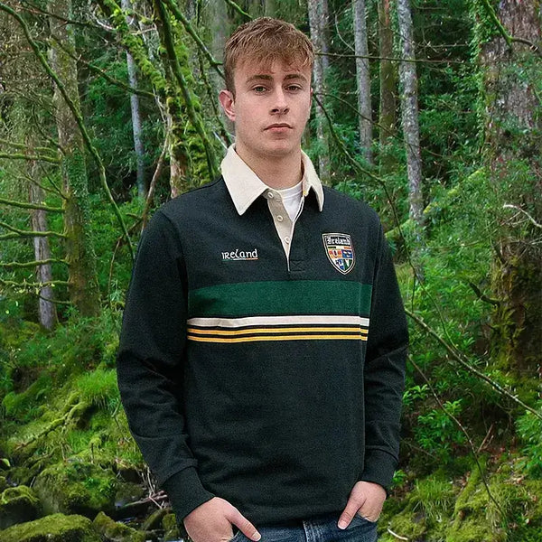 Ireland Crest Retro Irish Rugby Jersey