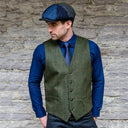 A40005 Green Tweed Vest Gaelsong
